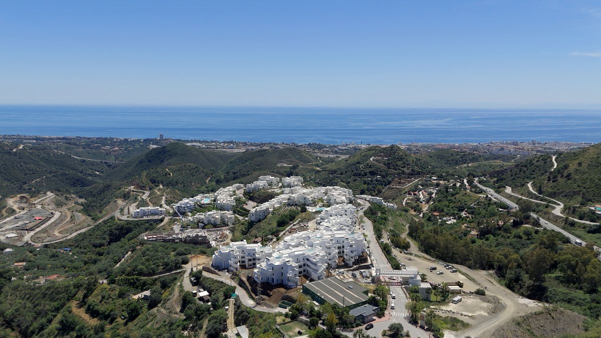 Vista aérea de Palo Alto, Ojén — Proyecto gestionado por Mibema